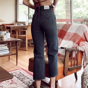 Levi’s x Wellthread | cottonized hemp ribcage straight jeans | size 25